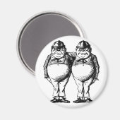 Aimant Tweedle Dee et Tweedle Dum (Recto/Verso)