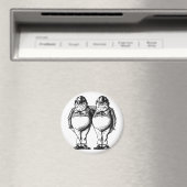 Aimant Tweedle Dee et Tweedle Dum (In Situ (Lave-vaisselle))