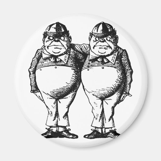 Aimant Tweedle Dee et Tweedle Dum (Devant)