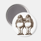 Aimant Tweedle Dee & Tweedle Dum Sepia (Recto/Verso)