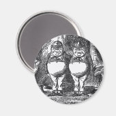 Aimant Tweedledum et Tweedledee (Recto/Verso)