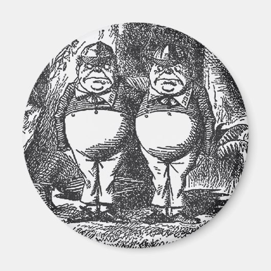 Aimant Tweedledum et Tweedledee (Devant)