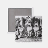 Aimant Tweedledum et Tweedledee (Recto/Verso)