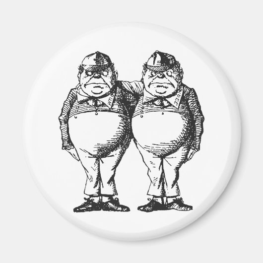 Aimant Tweedledum & Tweedledee (Devant)