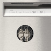 Aimant Tweedledum & Tweedledee Grunge (Figure unique) (In Situ (Lave-vaisselle))