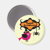 Aimant Tweet T-shirts et cadeaux Halloween (Recto/Verso)