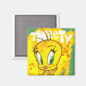 Aimant Tweety avec nom (Recto/Verso)