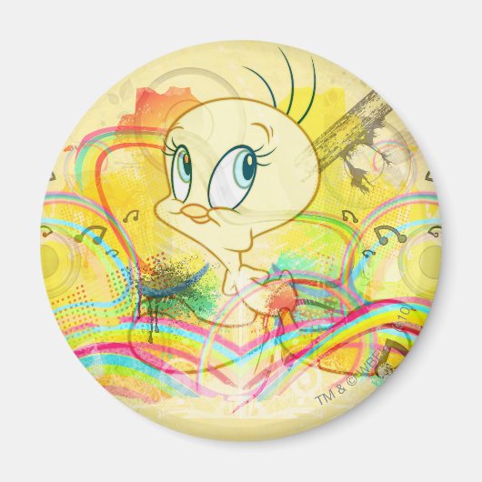Aimant TWEETY™ Dans Rainbows (Devant)