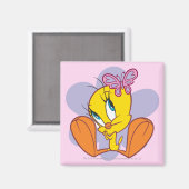 Aimant Tweety et papillon (Recto/Verso)