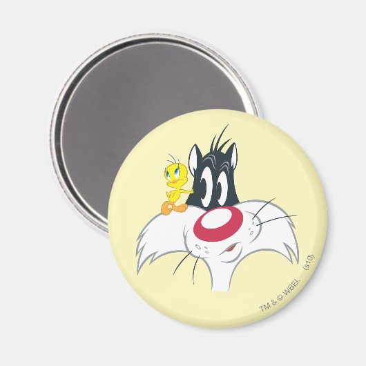 Aimant Tweety In Action Pose 12 (Recto/Verso)