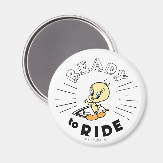 Aimant TWEETY™ Surfboard - Prêt à rouler (Recto/Verso)