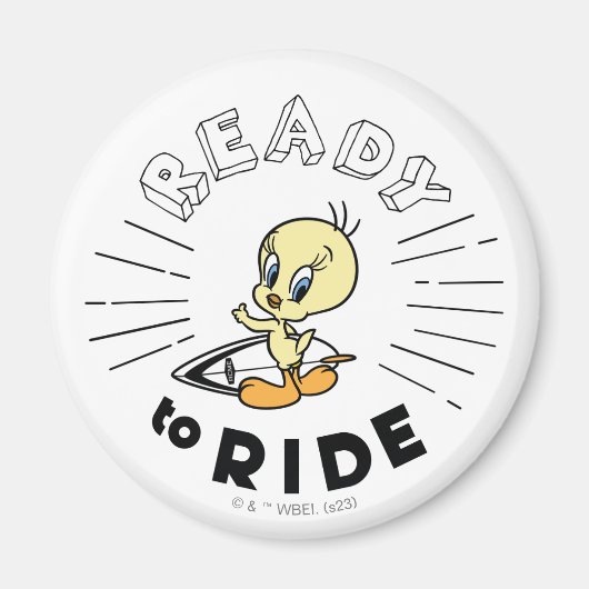 Aimant TWEETY™ Surfboard - Prêt à rouler (Devant)