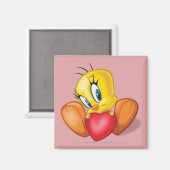 Aimant Tweety tenant le cœur (Recto/Verso)