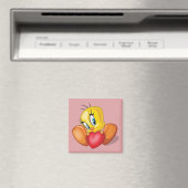 Aimant Tweety tenant le cœur (In Situ (Lave-vaisselle))