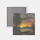 Aimant Twilight, lac Tahoe, vers 1870 (huile sur toile) (Recto/Verso)