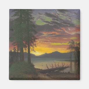 Aimant Twilight, lac Tahoe, vers 1870 (huile sur toile)