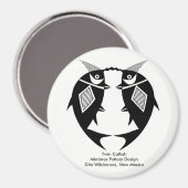 Aimant Twin Catfish, Mimbres Pottery Design (Recto/Verso)