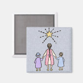 Aimant Twinkle Little Star Vintage Nursery Rhyme (Recto/Verso)