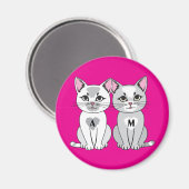 Aimant Twins cat (Recto/Verso)