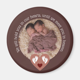Aimant Twins fausse couche Baby Loss Memorial Stillborn