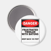 Aimant Twirler frustré (Recto/Verso)