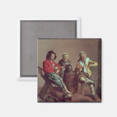 Aimant Two Boys and a Girl Making Music, 1629 (Recto/Verso)