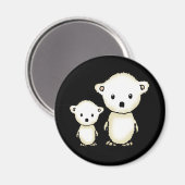 Aimant Two Little Polar Bears (Recto/Verso)