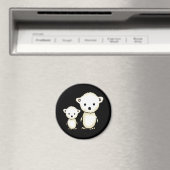 Aimant Two Little Polar Bears (In Situ (Lave-vaisselle))