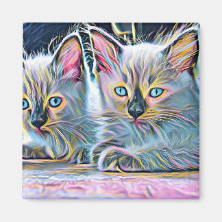 Aimant Two ragdoll kittens 