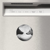 Aimant Two wolves facing each other (In Situ (Lave-vaisselle))