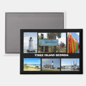 Aimant Tybee Island, Georgia (Recto/Verso)