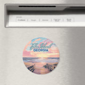 Aimant Tybee Island Georgia Sunrise Beach Savannah (In Situ (Lave-vaisselle))