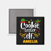 Aimant Tygraphy Cookie Tester Elf Family Matching T Shirt (Recto/Verso)