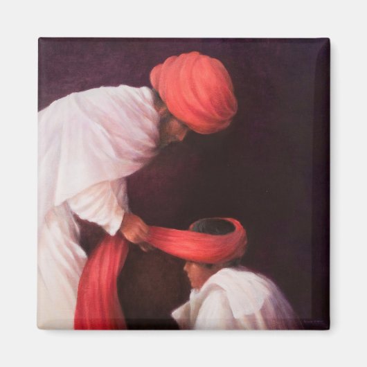 Aimant Tying a Turban 2010 (Devant)
