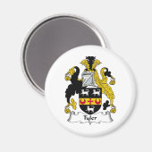 Aimant Tyler Family Crest (Recto/Verso)