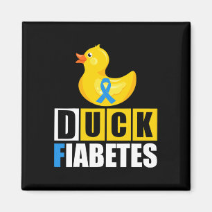 Aimant Type 1 Diabète Fiabète de canard T1D Sensibilisati