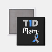 Aimant Type 1 Diabète Maman - T1D Maman (Recto/Verso)