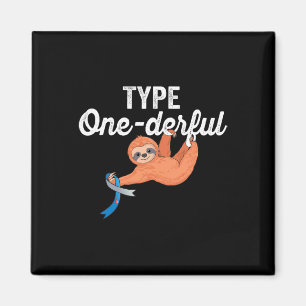 Aimant Type Onederry paresseux mignon paresseux Type 1 Di