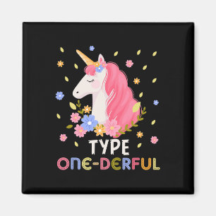 Aimant Type Unicorne Un Derful Diabète Type 1 Diabet