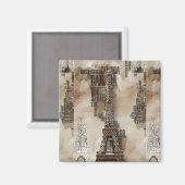 Aimant Typegraphie Paris (Recto/Verso)