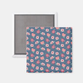 Aimant Types de fleurs (Recto/Verso)