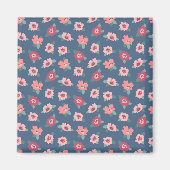 Aimant Types de fleurs (Devant)