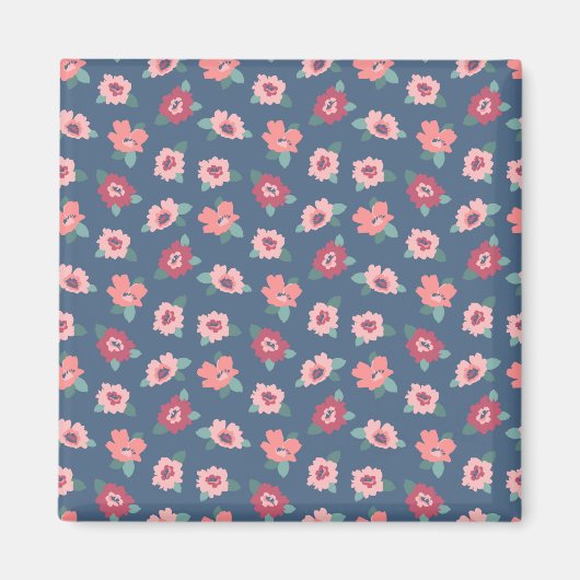 Aimant Types de fleurs (Devant)