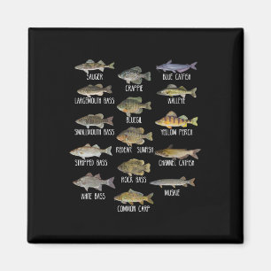 Aimant Types de poissons d'espèces d'eau douce Biologie p