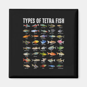 Aimant Types de poissons Tetra - Espèces de poissons d'aq