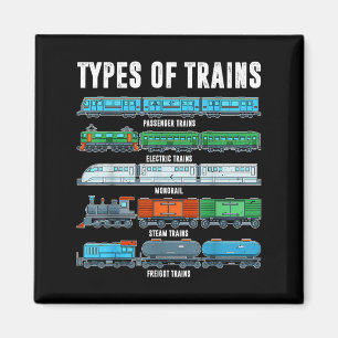 Aimant Types De Trains Chemise Enfant Garçon Locomotive F