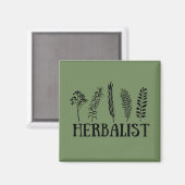 Aimant Types d'herboristes (Recto/Verso)