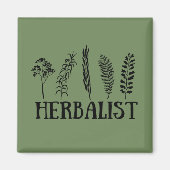 Aimant Types d'herboristes (Devant)