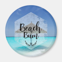 Typographie de cloche de plage - Parapluie sur la