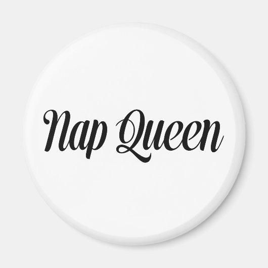 Aimant Typographie de la reine Nap (Devant)